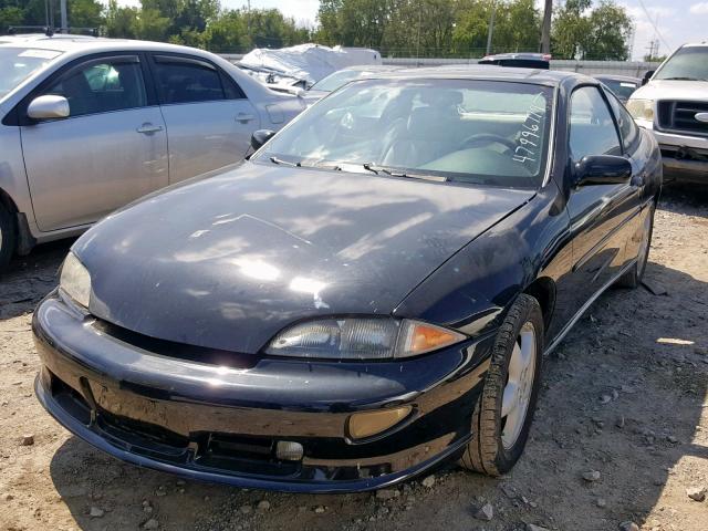 1G1JF12T4V7263695 - 1997 CHEVROLET CAVALIER Z BLACK photo 2