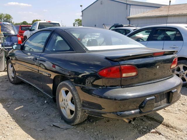 1G1JF12T4V7263695 - 1997 CHEVROLET CAVALIER Z BLACK photo 3