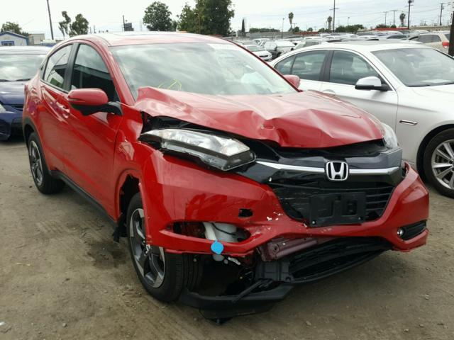 3CZRU5H55JG704520 - 2018 HONDA HR-V EX RED photo 1