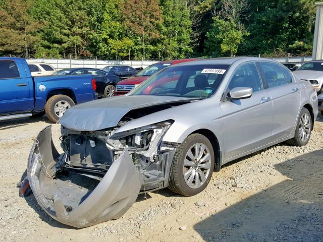 1HGCP3F80BA017502 - 2011 HONDA ACCORD EXL SILVER photo 2