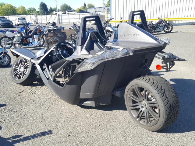 57XAASFA9G5107744 - 2016 POLARIS SLINGSHOT CHARCOAL photo 3