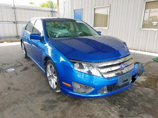 3FAHP0KC8BR284170 - 2011 FORD FUSION SPO BLUE photo 1