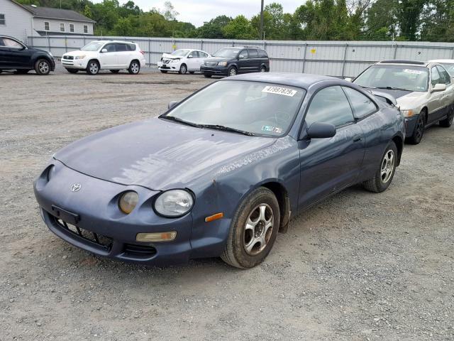 JT2DB02T0T0054107 - 1996 TOYOTA CELICA ST BLUE photo 2