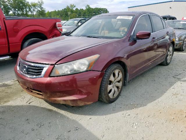 1HGCP268X9A083513 - 2009 HONDA ACCORD EXL BURGUNDY photo 2