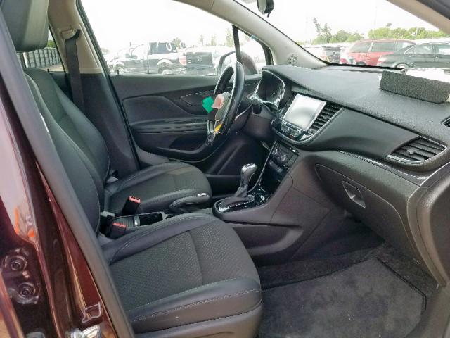 KL4CJASB7JB609049 - 2018 BUICK ENCORE PRE Бордовый фото 5