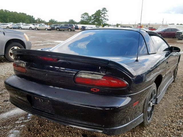 2G1FP22K6V2152637 - 1997 CHEVROLET CAMARO BAS BLACK photo 4