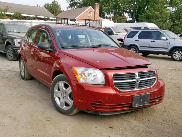 1B3HB48A49D174386 - 2009 DODGE CALIBER SX RED photo 1