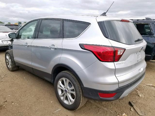 1FMCU0GD6KUB49935 - 2019 FORD ESCAPE SE SILVER photo 3