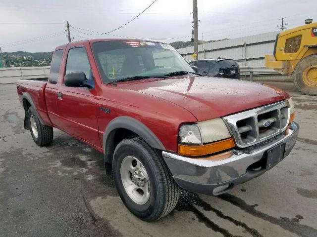 1FTZR15X2YPA78565 - 2000 FORD RANGER SUP RED photo 1