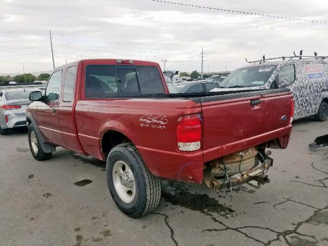 1FTZR15X2YPA78565 - 2000 FORD RANGER SUP RED photo 3