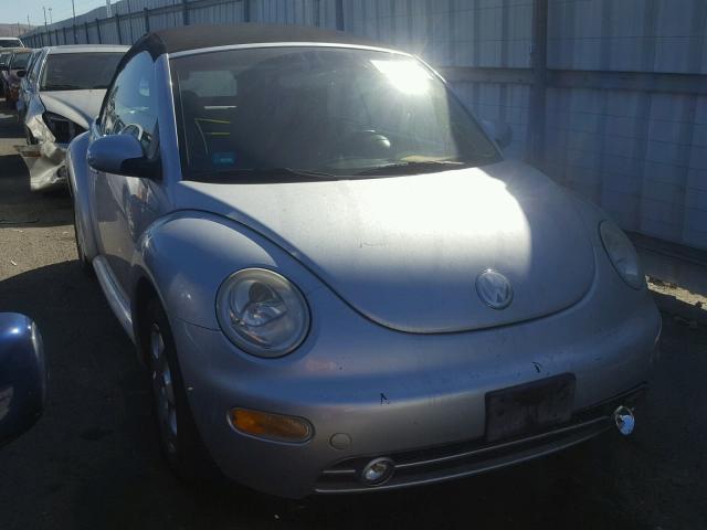 3VWCK21Y83M325209 - 2003 VOLKSWAGEN NEW BEETLE SILVER photo 1