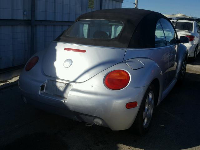 3VWCK21Y83M325209 - 2003 VOLKSWAGEN NEW BEETLE SILVER photo 4