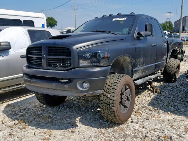 3D7KS28C46G115773 - 2006 DODGE RAM 2500 S შავი ფოტო 2