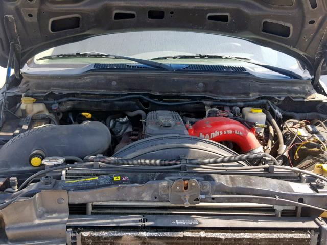 3D7KS28C46G115773 - 2006 DODGE RAM 2500 S შავი ფოტო 7