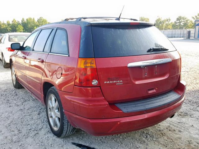 2A8GM68X88R609046 - 2008 CHRYSLER PACIFICA T RED photo 3