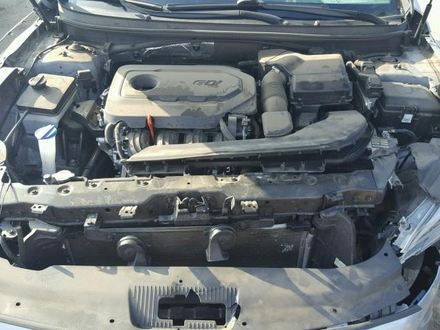 5NPE34AF4GH378424 - 2016 HYUNDAI SONATA SPO GRAY photo 7