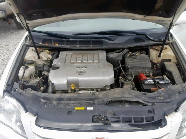 4T1BK36B46U107210 - 2006 TOYOTA AVALON WHITE photo 7