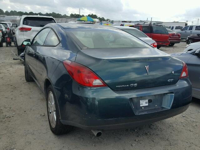 1G2ZH178264130658 - 2006 PONTIAC G6 GT GREEN photo 3