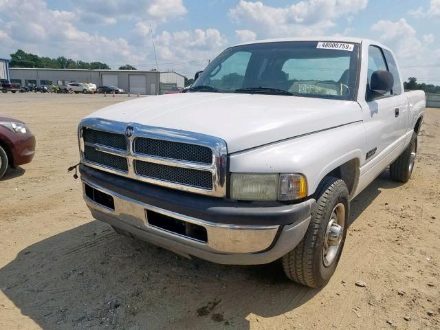 3B7KC23671G806071 - 2001 DODGE RAM 2500 WHITE photo 2