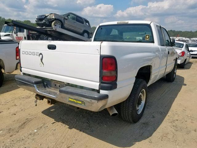 3B7KC23671G806071 - 2001 DODGE RAM 2500 WHITE photo 4