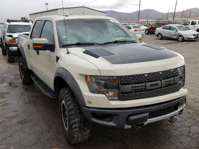 1FTFW1R69DFD40420 - 2013 FORD F150 SVT R TAN photo 1