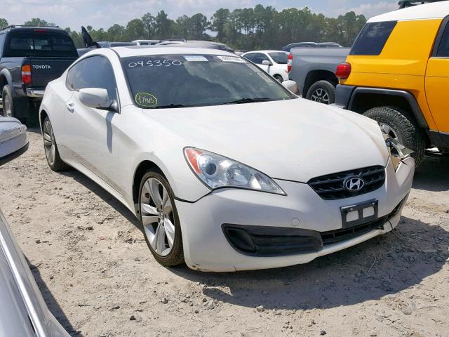 KMHHT6KD2BU045350 - 2011 HYUNDAI GENESIS CO WHITE photo 1