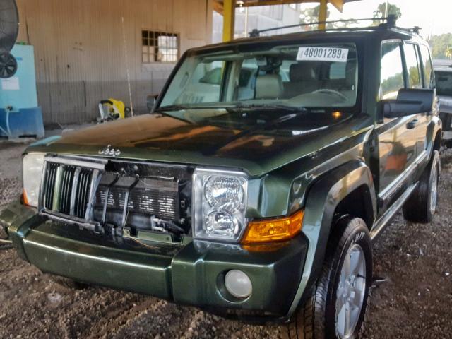 1J8HH48N96C346616 - 2006 JEEP COMMANDER 绿色 照片 2