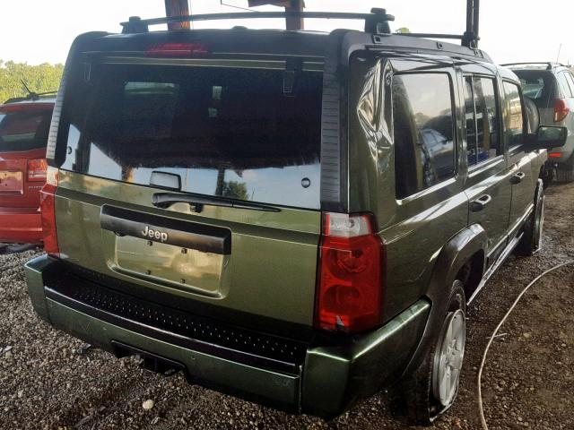 1J8HH48N96C346616 - 2006 JEEP COMMANDER 绿色 照片 4
