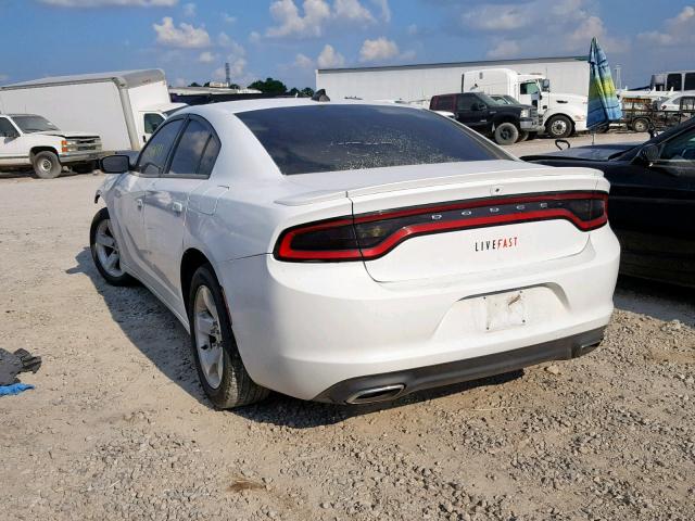 2C3CDXHG6FH901801 - 2015 DODGE CHARGER SXT  photo 3