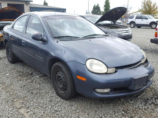 1B3ES46CX1D156406 - 2001 DODGE NEON SE BLUE photo 1