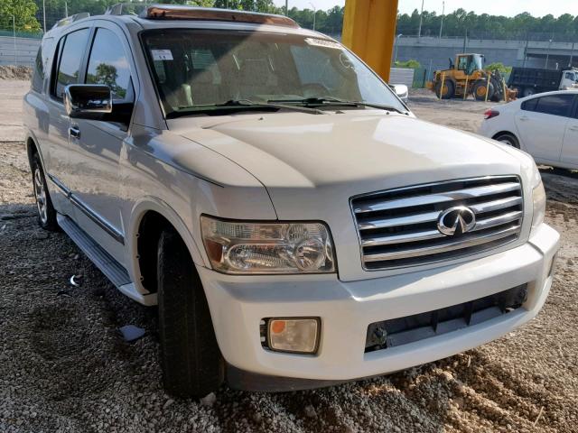 5N3AA08C15N812517 - 2005 INFINITI QX56 WHITE photo 1