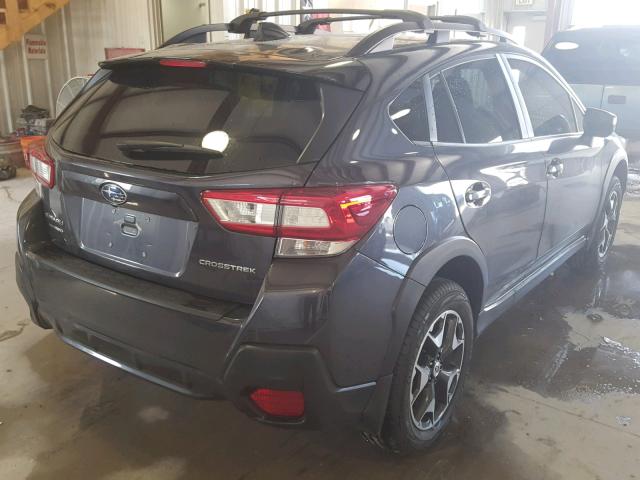 JF2GTACC6JH288130 - 2018 SUBARU CROSSTREK GRAY photo 4