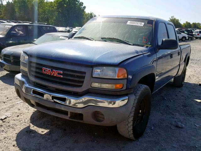 1GTHC23104F160442 - 2004 GMC SIERRA C25 BLUE photo 2