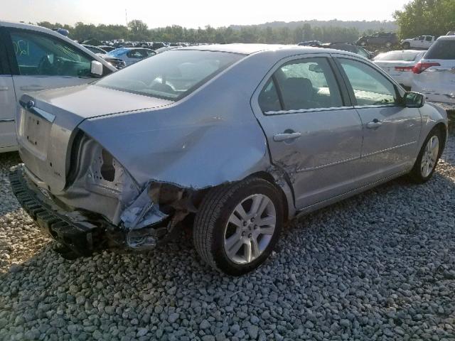 3FAFP08Z86R174289 - 2006 FORD FUSION SEL GRAY photo 4