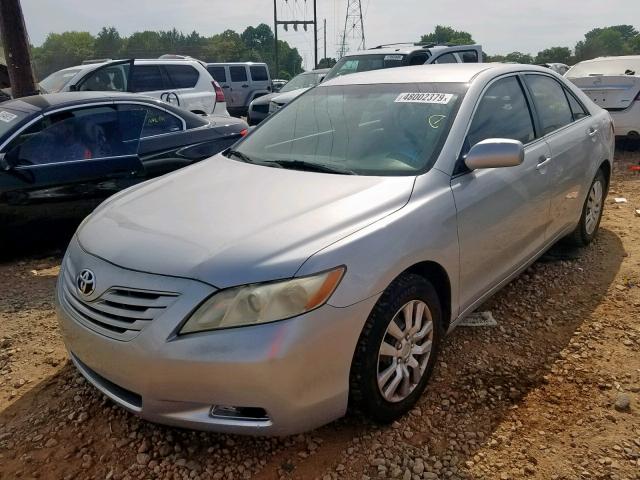 4T1BE46K27U585107 - 2007 TOYOTA CAMRY NEW SILVER photo 2