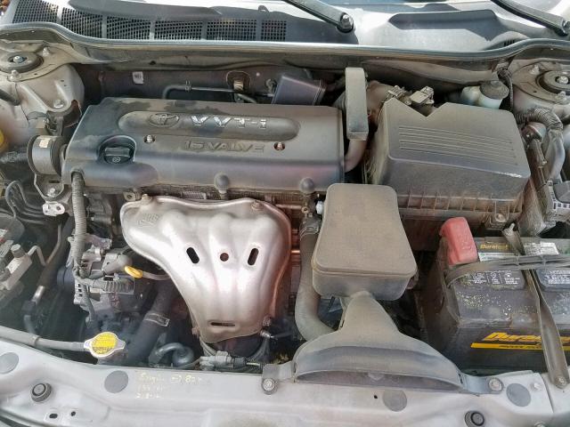 4T1BE46K27U585107 - 2007 TOYOTA CAMRY NEW SILVER photo 7