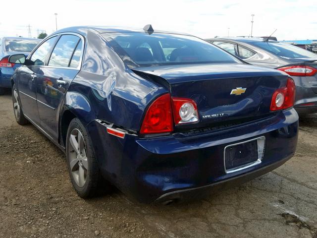 1G1ZC5E02CF322606 - 2012 CHEVROLET MALIBU 1LT BLUE photo 3