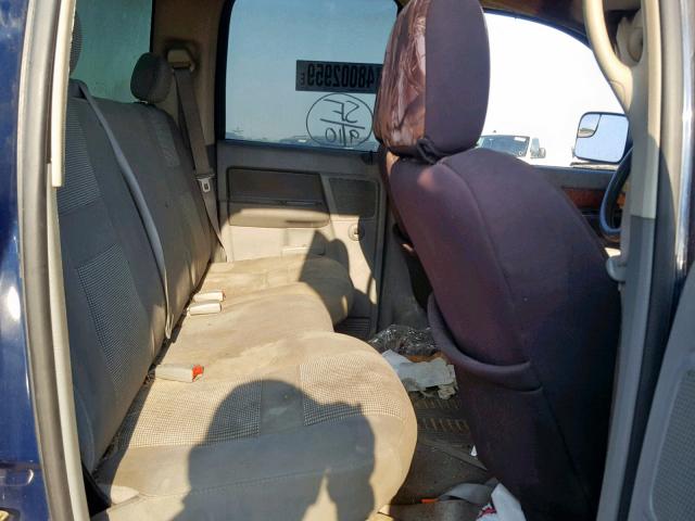 1D7KS28C66J160681 - 2006 DODGE RAM 2500 S ლურჯი ფოტო 6