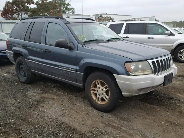 1J4GW48S92C223837 - 2002 JEEP GRAND CHER BLUE photo 1