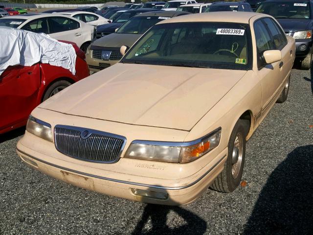 2MELM75W4VX710548 - 1997 MERCURY GRAND MARQ TAN photo 2