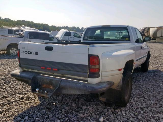 1B7MC3366YJ185848 - 2000 DODGE RAM 3500 WHITE photo 4