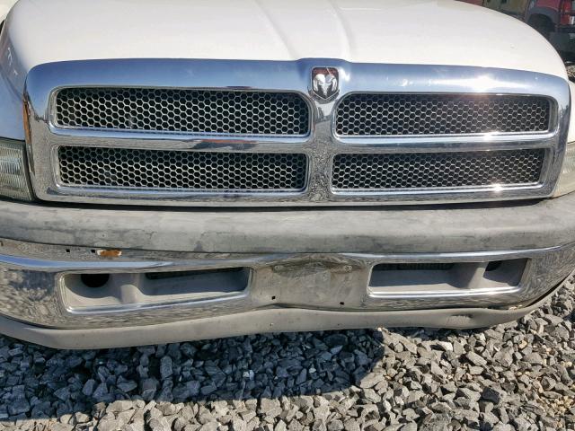 1B7MC3366YJ185848 - 2000 DODGE RAM 3500 WHITE photo 9