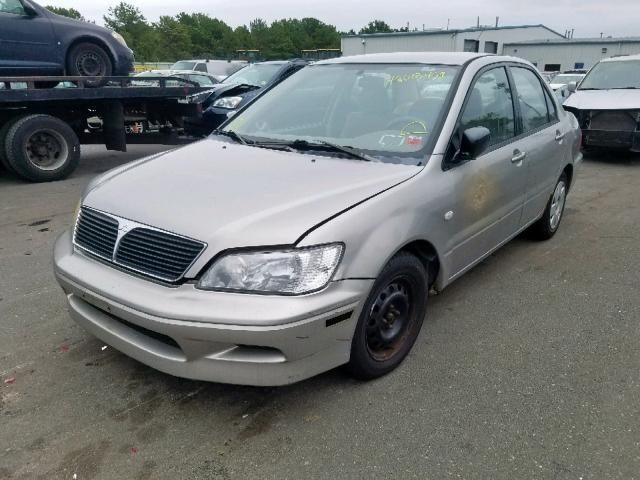 JA3AJ26E73U095121 - 2003 MITSUBISHI LANCER ES BEIGE photo 2