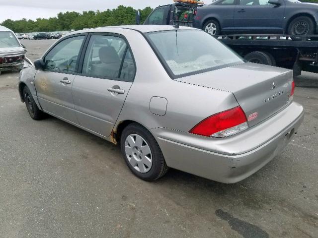 JA3AJ26E73U095121 - 2003 MITSUBISHI LANCER ES BEIGE photo 3