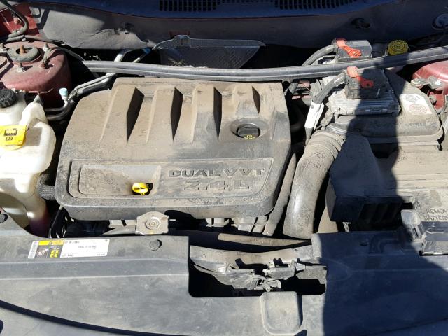 1C4NJCBB6FD209618 - 2015 JEEP COMPASS SP 勃艮第红 照片 7