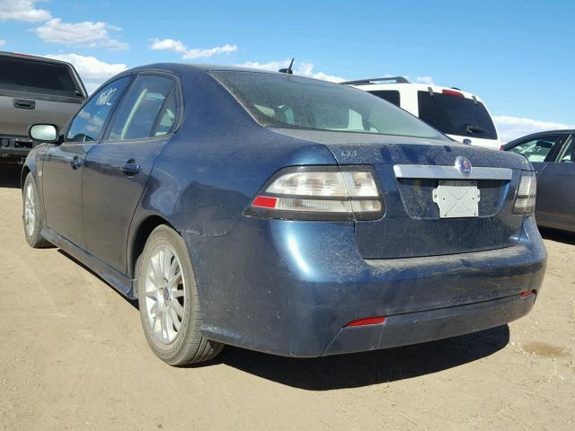 YS3FB46Y781015229 - 2008 SAAB 9-3 2.0T BLUE photo 3