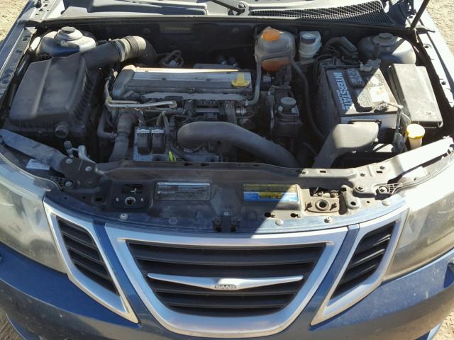 YS3FB46Y781015229 - 2008 SAAB 9-3 2.0T BLUE photo 7