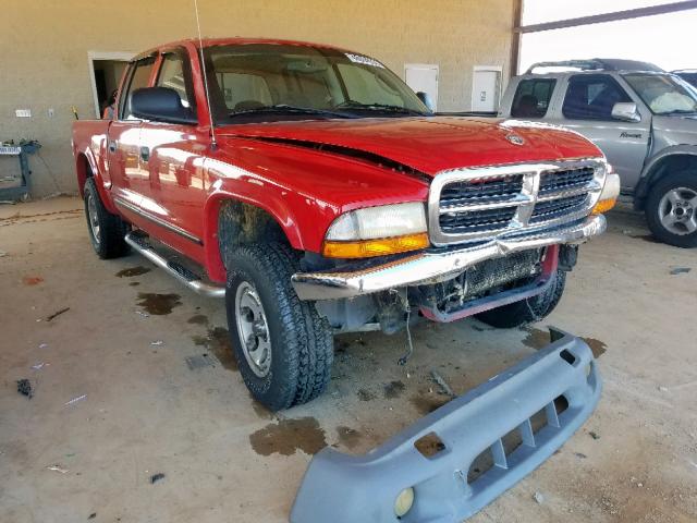 1D7HG48N63S124570 - 2003 DODGE DAKOTA QUA RED photo 1