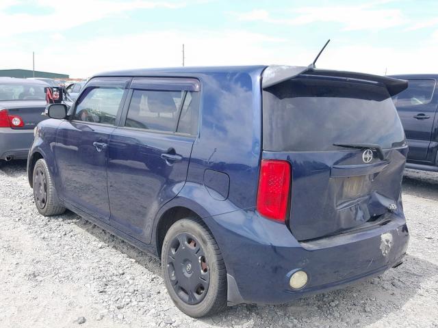 JTLKE50E081017538 - 2008 TOYOTA SCION XB 蓝色 照片 3