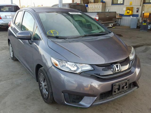 3HGGK5H55FM710797 - 2015 HONDA FIT LX GRAY photo 1